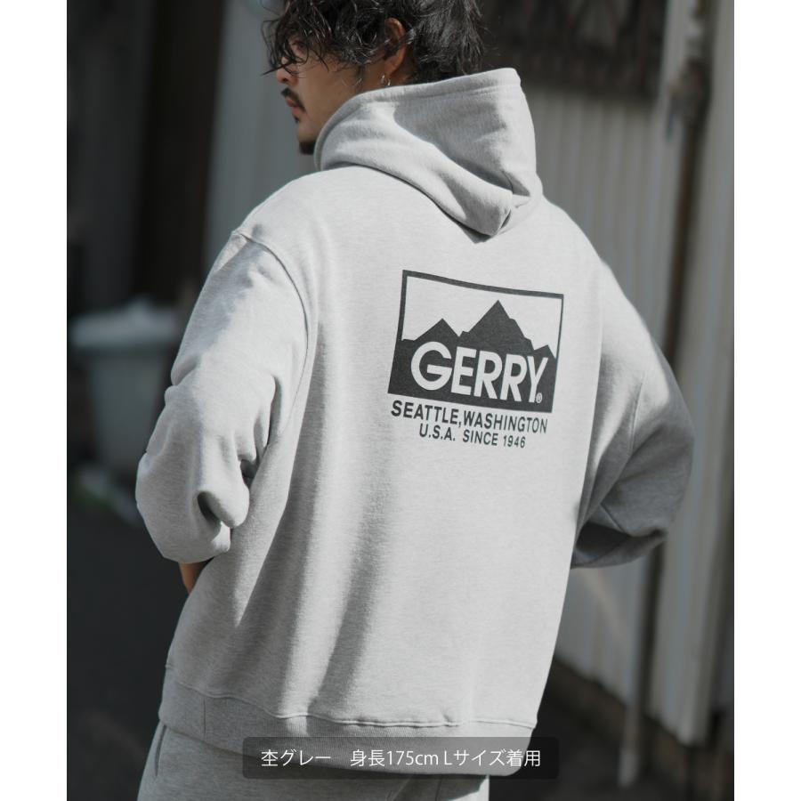 GERRY（ジェリー） パーカー メンズ 別注ワンポイント 裏毛 スウェット