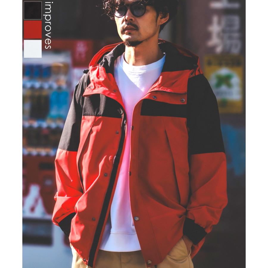 【美品】 マッキントッシュ　ブルゾン　ジャンパー　春アウター　マウンテンパーカー improves（インプローブス） マウンテンパーカー メンズ ブルゾン