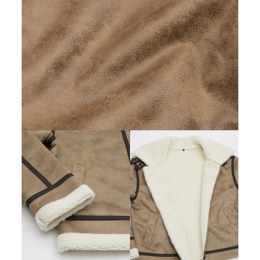 improves（インプローブス） ブルゾン メンズ 裏ボア フェイクムートン