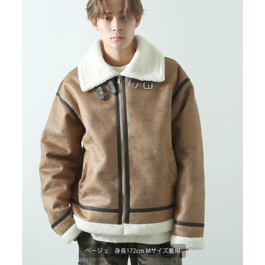 improves（インプローブス） ブルゾン メンズ 裏ボア フェイクムートン
