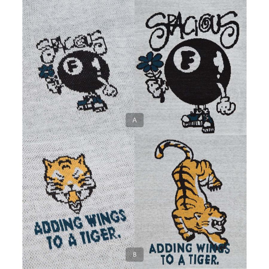 ニットセーター メンズ クルーネック グラフィック ジャガード オーバーサイズ ビッグサイズ 大きいサイズ ゆったり カジュアル ストリート アメカジ 韓国 | improves | 23