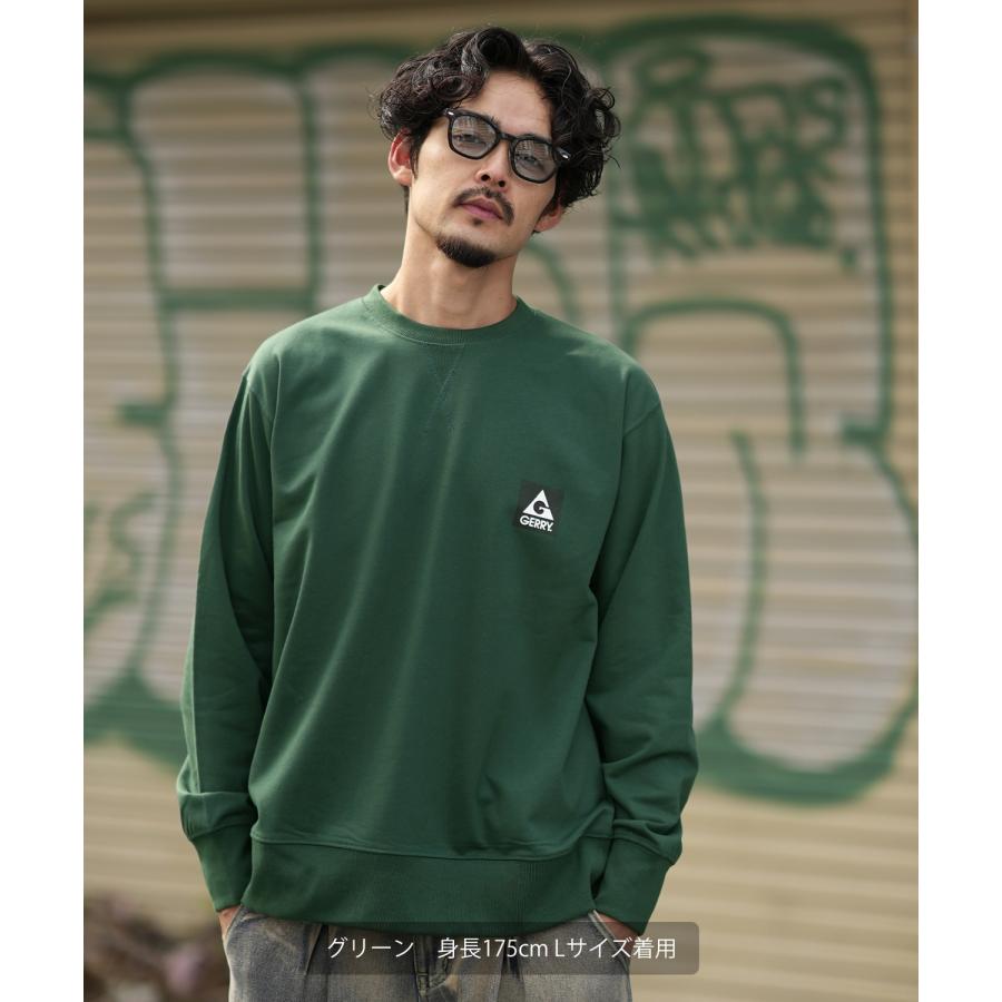 トレーナー メンズ GERRY ジェリー クルーネック 裏起毛 スウェット バックプリント ボックスロゴ 大きいサイズ オーバーサイズ ゆったり アウトドア ストリート | GERRY | 16