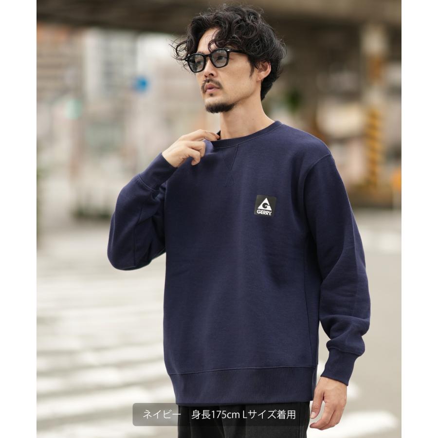 トレーナー メンズ GERRY ジェリー クルーネック 裏起毛 スウェット バックプリント ボックスロゴ 大きいサイズ オーバーサイズ ゆったり アウトドア ストリート | GERRY | 19