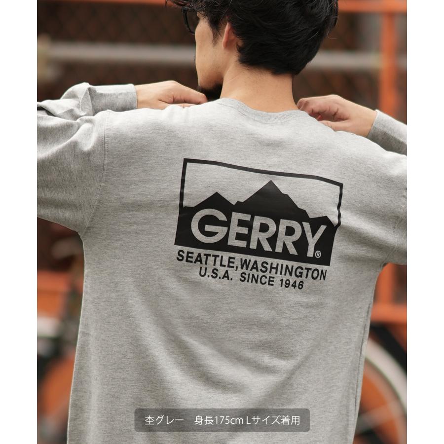 トレーナー メンズ GERRY ジェリー クルーネック 裏起毛 スウェット バックプリント ボックスロゴ 大きいサイズ オーバーサイズ ゆったり アウトドア ストリート | GERRY | 10