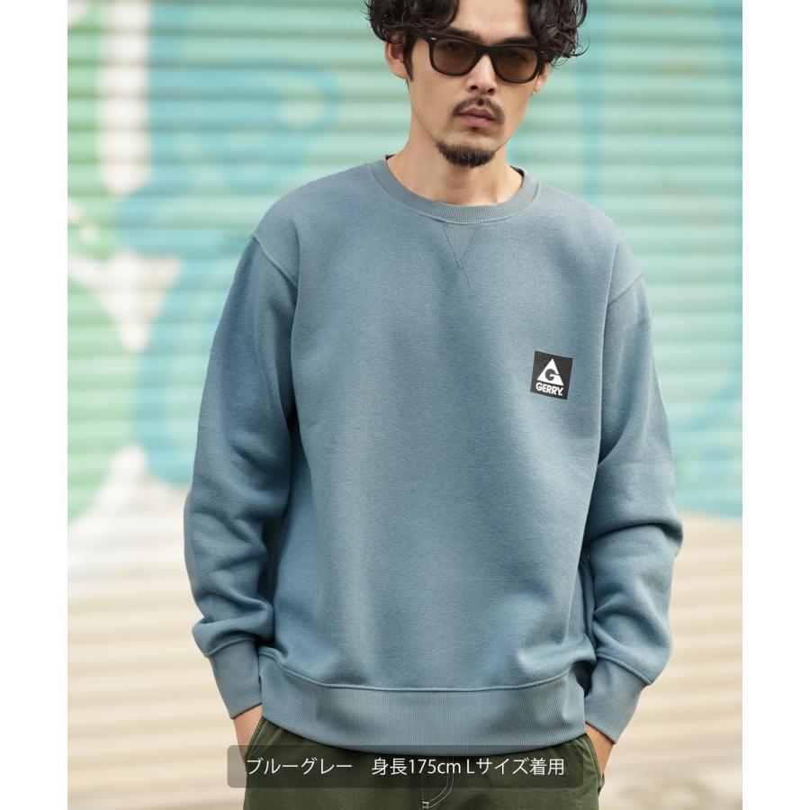 トレーナー メンズ GERRY ジェリー クルーネック 裏起毛 スウェット バックプリント ボックスロゴ 大きいサイズ オーバーサイズ ゆったり アウトドア ストリート | GERRY | 13