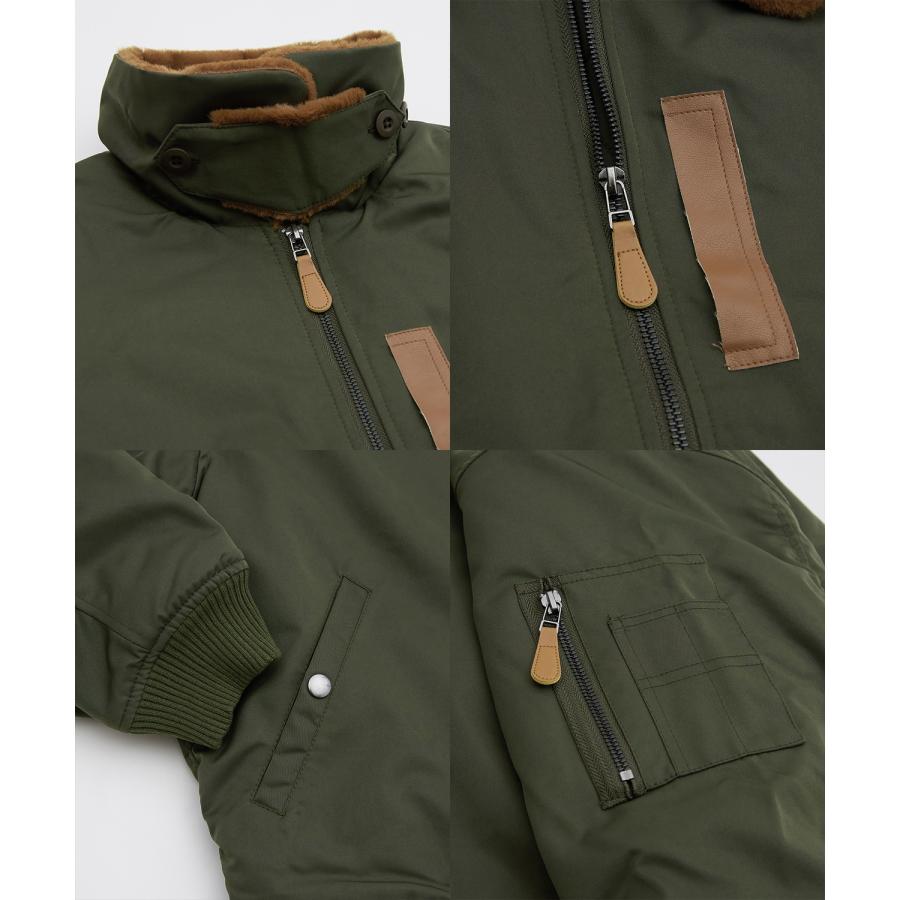 improves ミリタリージャケット メンズ 中綿 B-15 フライト ボンバー