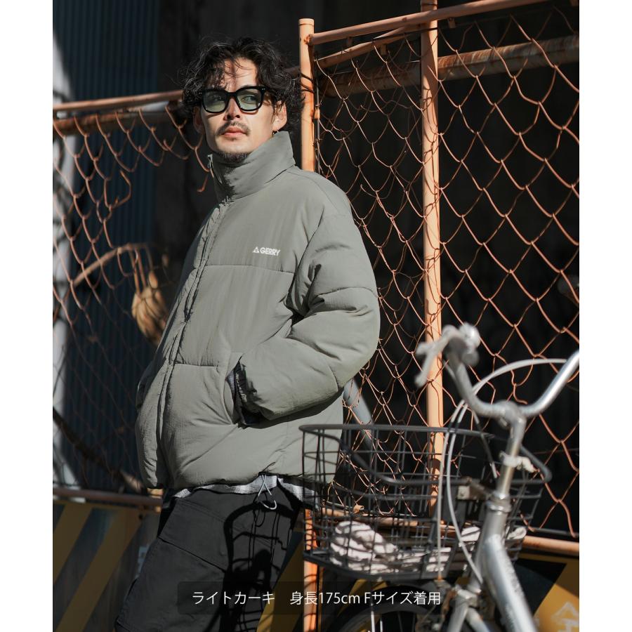 ダウンジャケット メンズ GERRY ジェリー 別注 エコダウン ブルゾン ジャンパー ワンポイント 防風 撥水 防寒 アウトドア ストリート | GERRY | 18