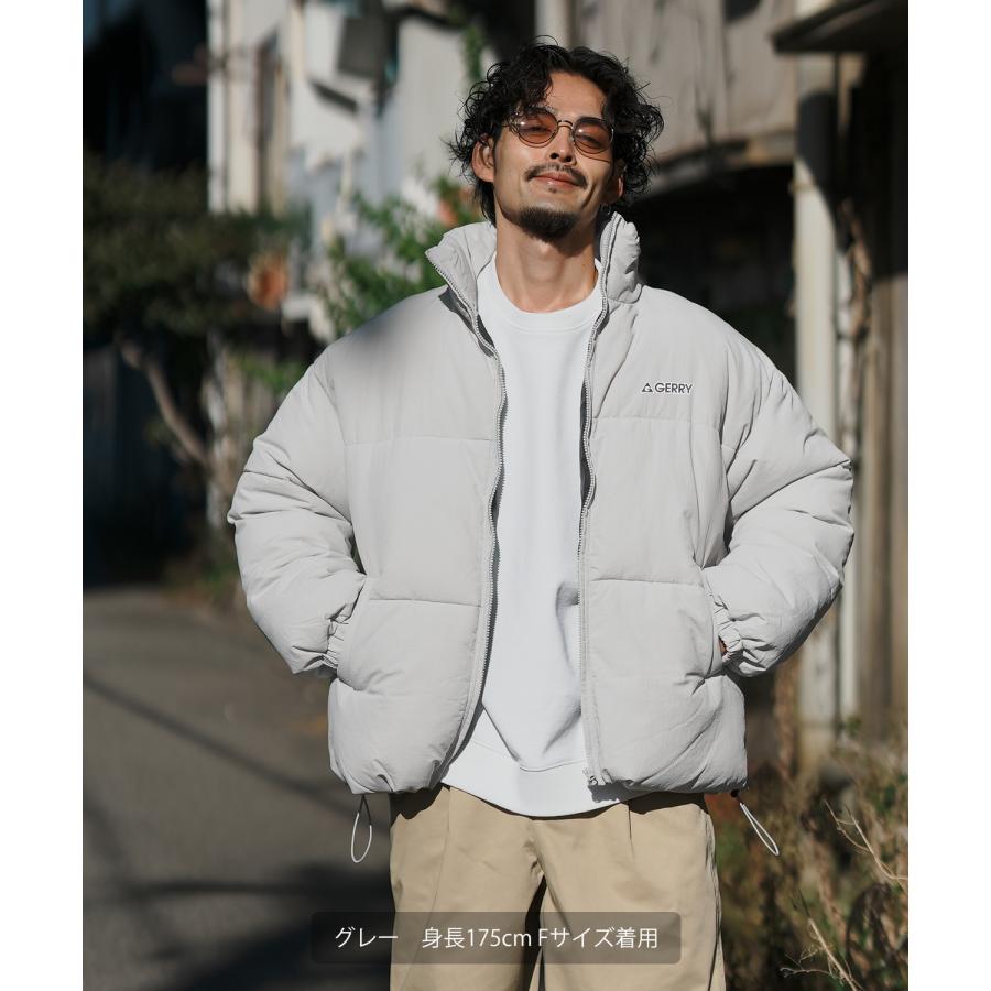 ダウンジャケット メンズ GERRY ジェリー 別注 エコダウン ブルゾン ジャンパー ワンポイント 防風 撥水 防寒 アウトドア ストリート | GERRY | 09