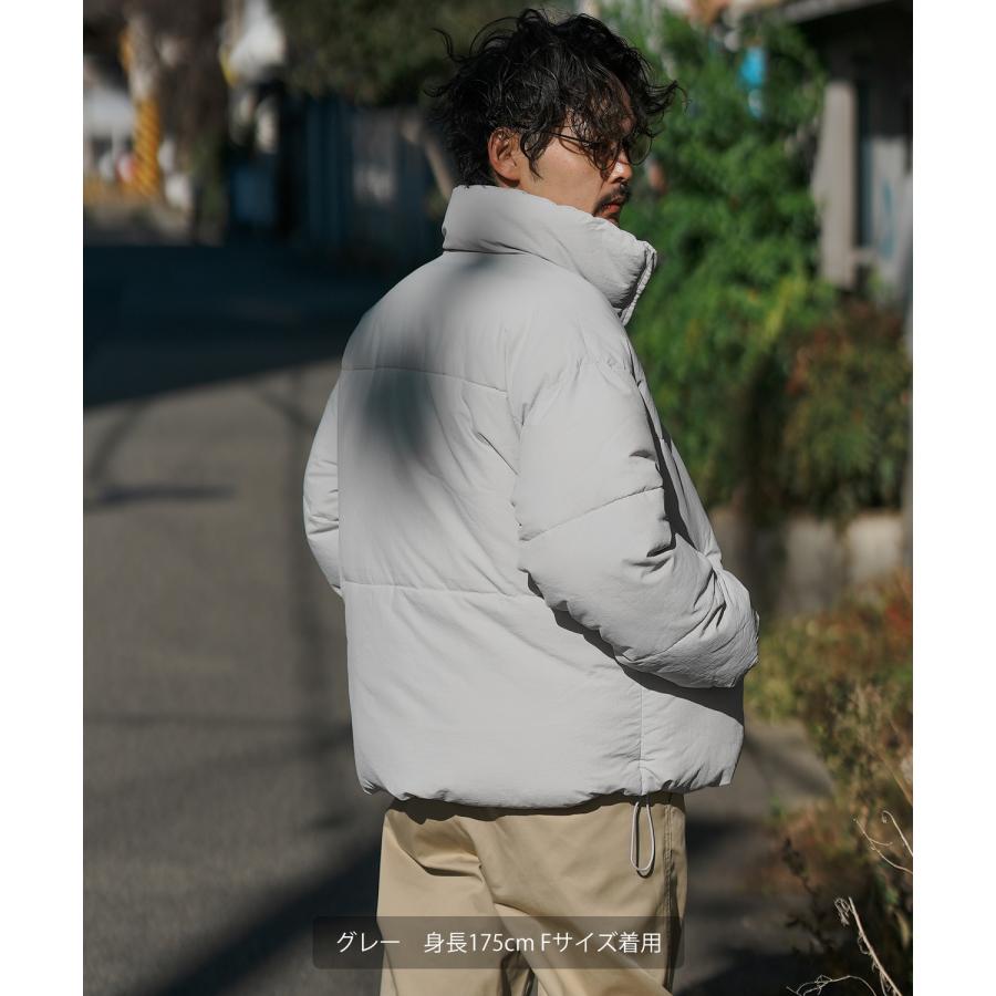 ダウンジャケット メンズ GERRY ジェリー 別注 エコダウン ブルゾン ジャンパー ワンポイント 防風 撥水 防寒 アウトドア ストリート | GERRY | 11