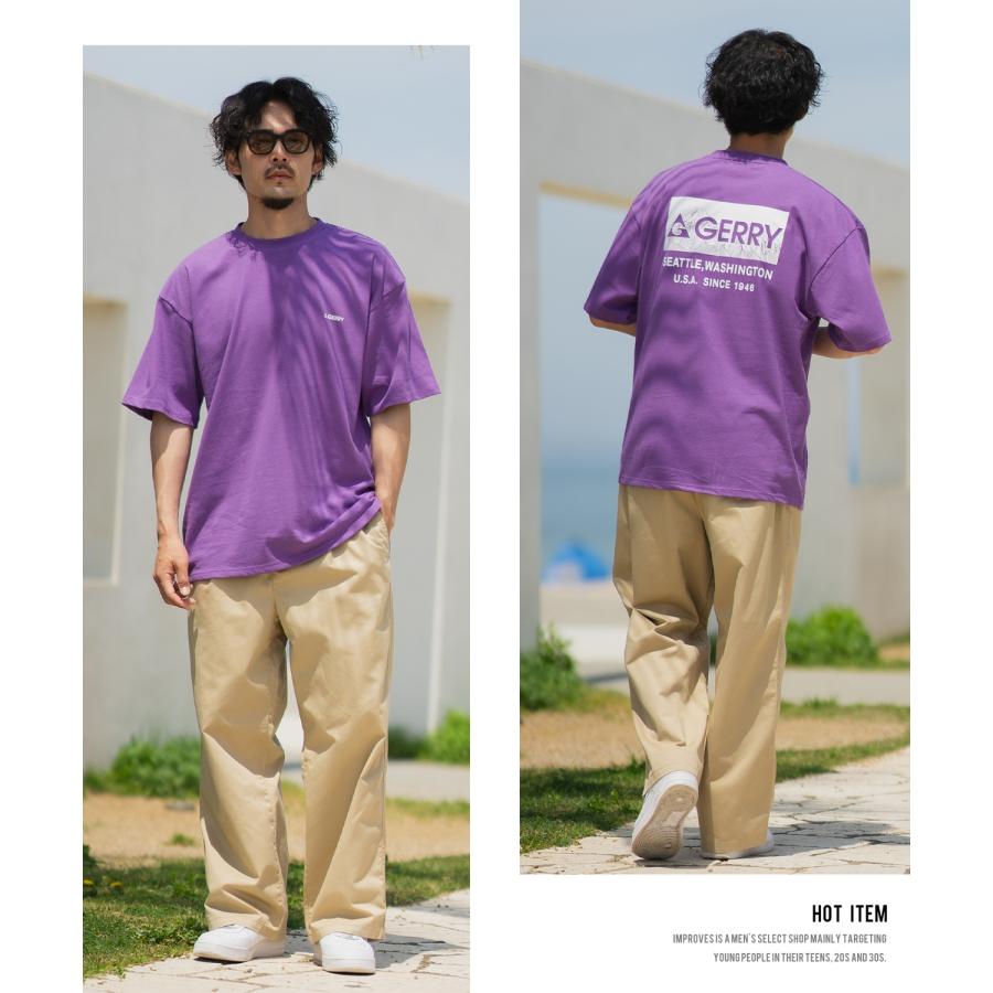 半袖Tシャツ メンズ GERRY ジェリー 別注プリント カットソー バックプリント ワンポイントプリント アウトドア ストリート アメカジ | GERRY | 24