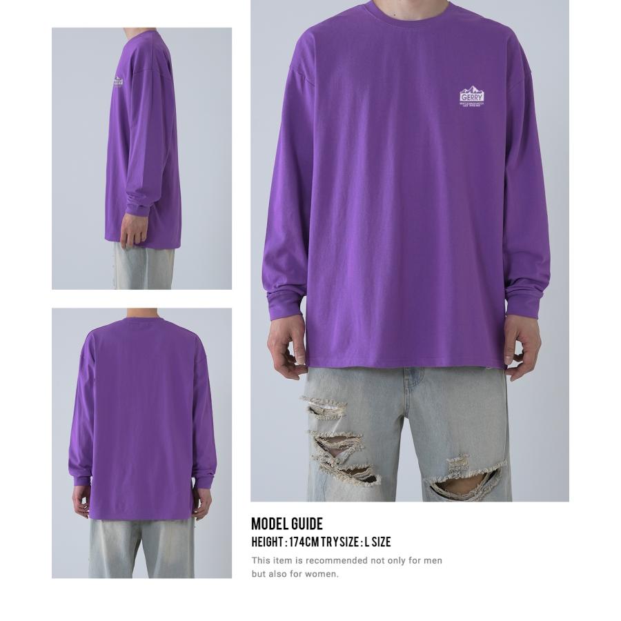 長袖Tシャツ メンズ GERRY ジェリー 別注 ワンポイント 刺しゅう ロンT カットソー バックプリント ワンポイントプリント アウトドア ストリート アメカジ | GERRY | 18