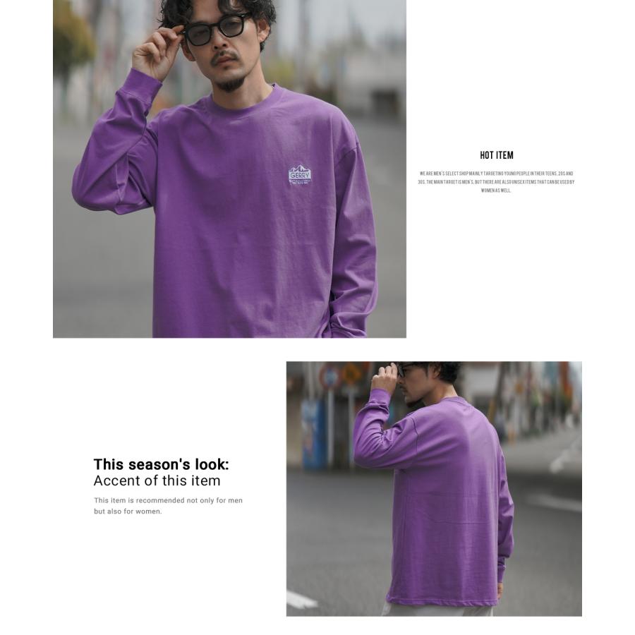長袖Tシャツ メンズ GERRY ジェリー 別注 ワンポイント 刺しゅう ロンT カットソー バックプリント ワンポイントプリント アウトドア ストリート アメカジ | GERRY | 12