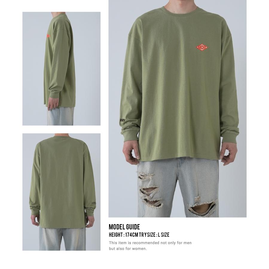 長袖Tシャツ メンズ GERRY ジェリー 別注 ワッペン 刺しゅう ロンT カットソー バックプリント ワンポイントプリント アウトドア ストリート アメカジ | GERRY | 17