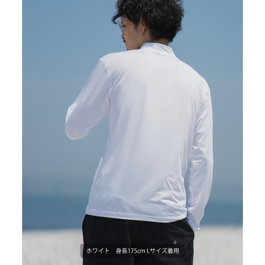 ラッシュガード メンズ フロントジップ ジップアップ ライトアウター 水着 海水浴  アメカジ カジュアル サーフ サーファー ストリート 西海岸 大人カジュアル | improves | 07