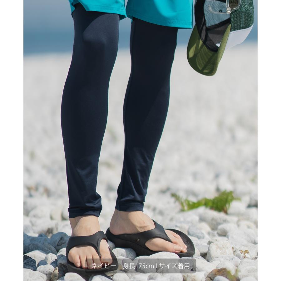 レギンス メンズ ラッシュガード インナー 水着 海水浴  アメカジ カジュアル サーフ サーファー ストリート 西海岸 大人カジュアル ブラック ネイビー | improves | 07