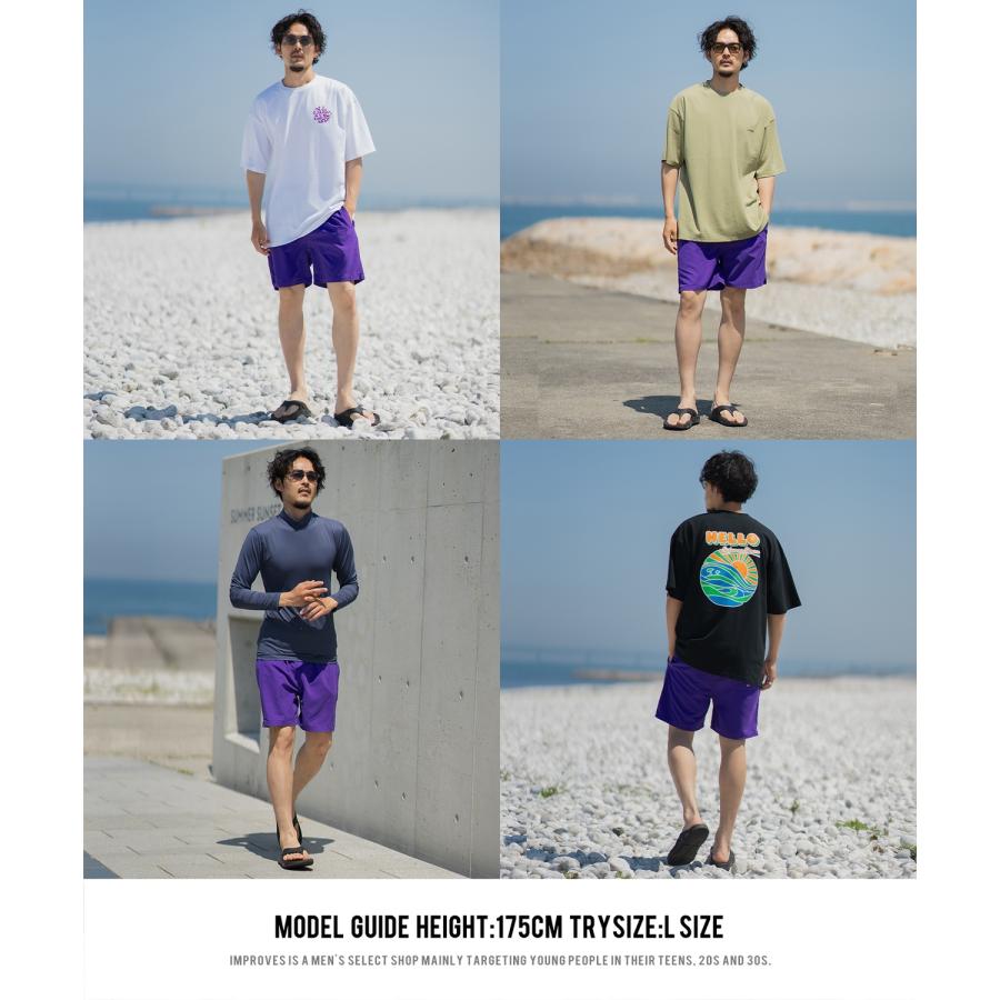 ショートパンツ メンズ 水陸両用 ハーフパンツ ショーツ スイミングショーツ 水着 アメカジ カジュアル サーフ サーファー ストリート 西海岸 大人 | improves | 14