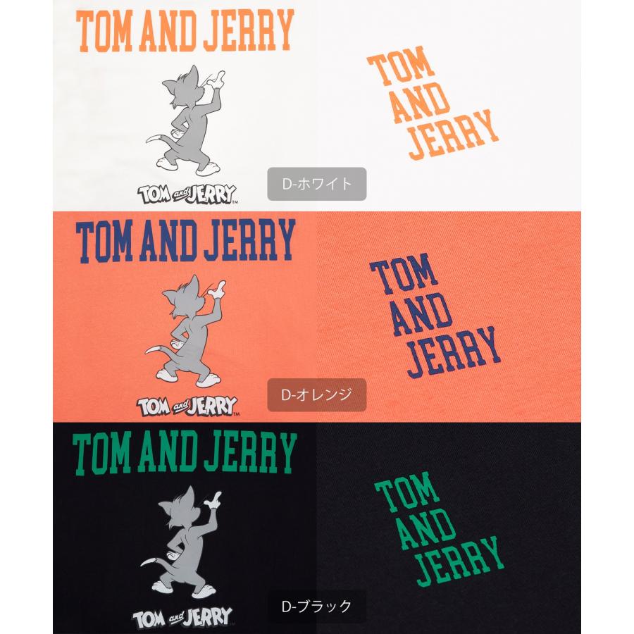 半袖Tシャツ メンズ TOM&JERRY トムとジェリー プリント カットソー カートゥーン 大きめ アメカジ カジュアル スケーター ストリート 古着MIX | improves | 31