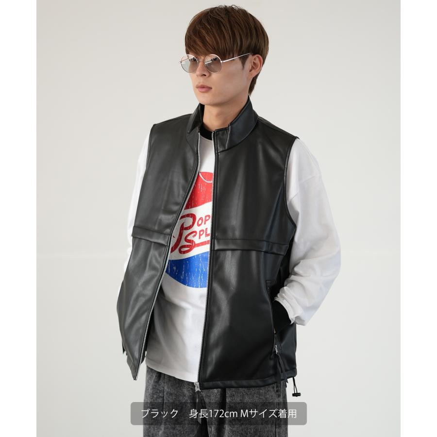 improves（インプローブス） ベスト メンズ レザーベスト ライダース