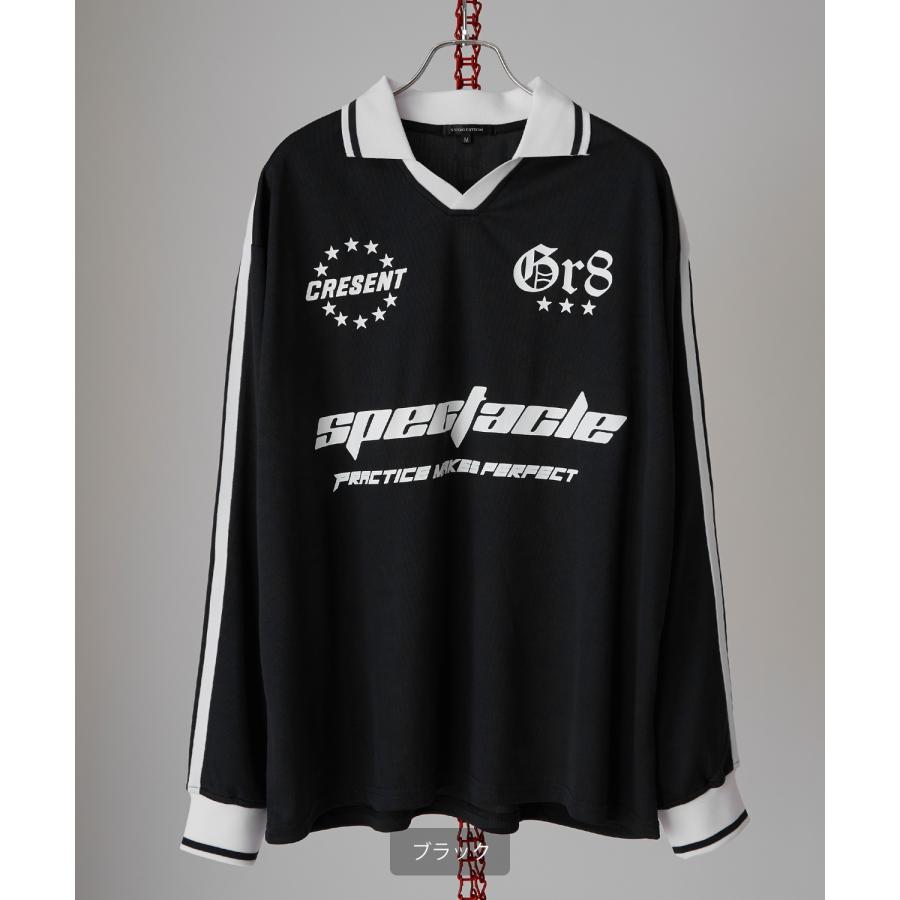 improves Tシャツ メンズ 長袖 サッカーシャツ ゲームシャツ 