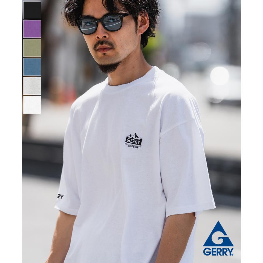 半袖Tシャツ メンズ GERRY ジェリー 別注 ワンポイント 刺しゅう カットソー アウトドア ストリート アメカジ | GERRY