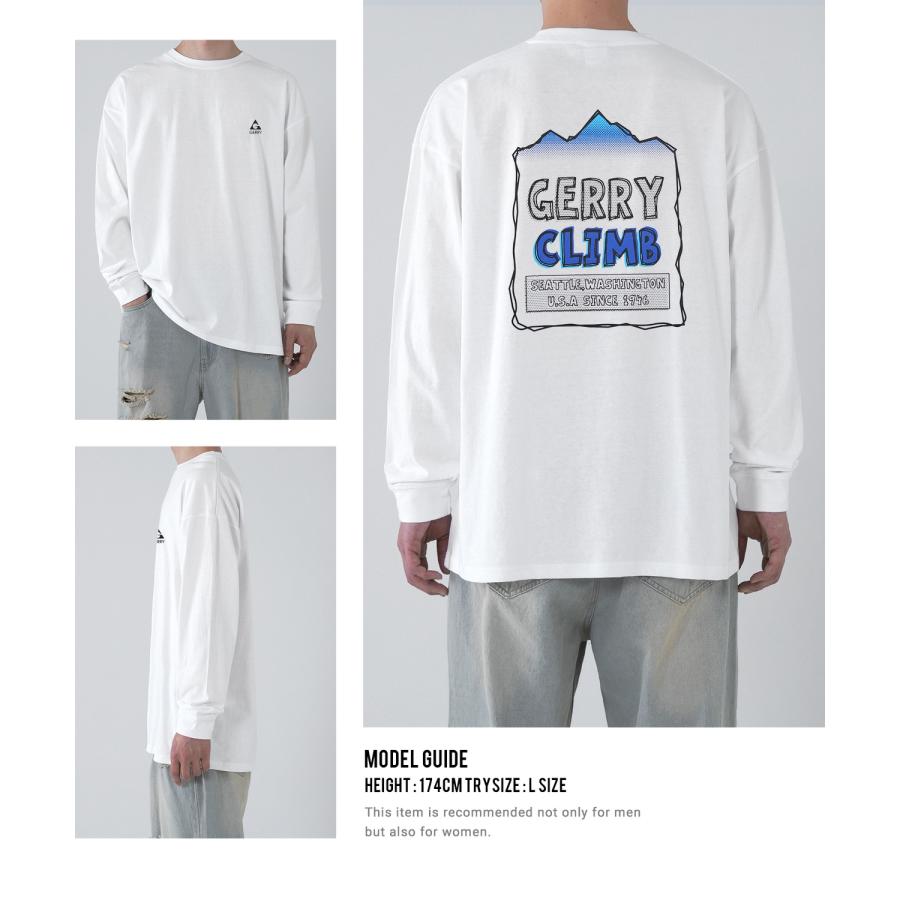 長袖Tシャツ メンズ GERRY ジェリー 別注プリント ロンT カットソー バックプリント ワンポイントプリント アウトドア ストリート アメカジ | GERRY | 19