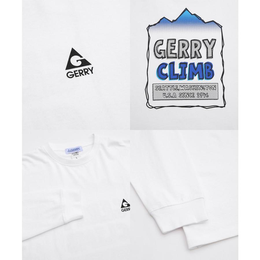 長袖Tシャツ メンズ GERRY ジェリー 別注プリント ロンT カットソー バックプリント ワンポイントプリント アウトドア ストリート アメカジ | GERRY | 25