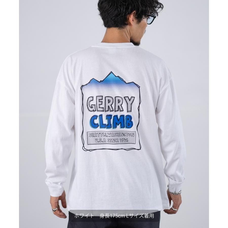 長袖Tシャツ メンズ GERRY ジェリー 別注プリント ロンT カットソー バックプリント ワンポイントプリント アウトドア ストリート アメカジ | GERRY | 07