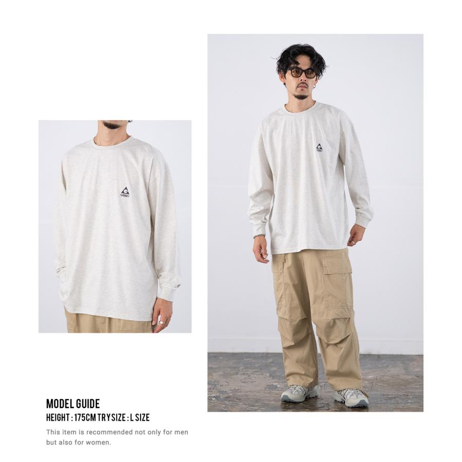 長袖Tシャツ メンズ GERRY ジェリー 別注プリント ロンT カットソー バックプリント ワンポイントプリント アウトドア ストリート アメカジ | GERRY | 12