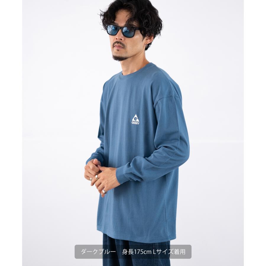 長袖Tシャツ メンズ GERRY ジェリー 別注プリント ロンT カットソー バックプリント ワンポイントプリント アウトドア ストリート アメカジ | GERRY | 13