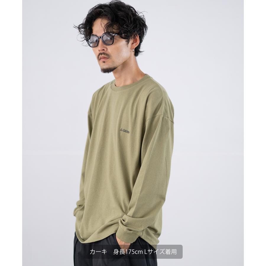 長袖Tシャツ メンズ GERRY ジェリー 別注プリント ロンT カットソー バックプリント ワンポイントプリント アウトドア ストリート アメカジ | GERRY | 15