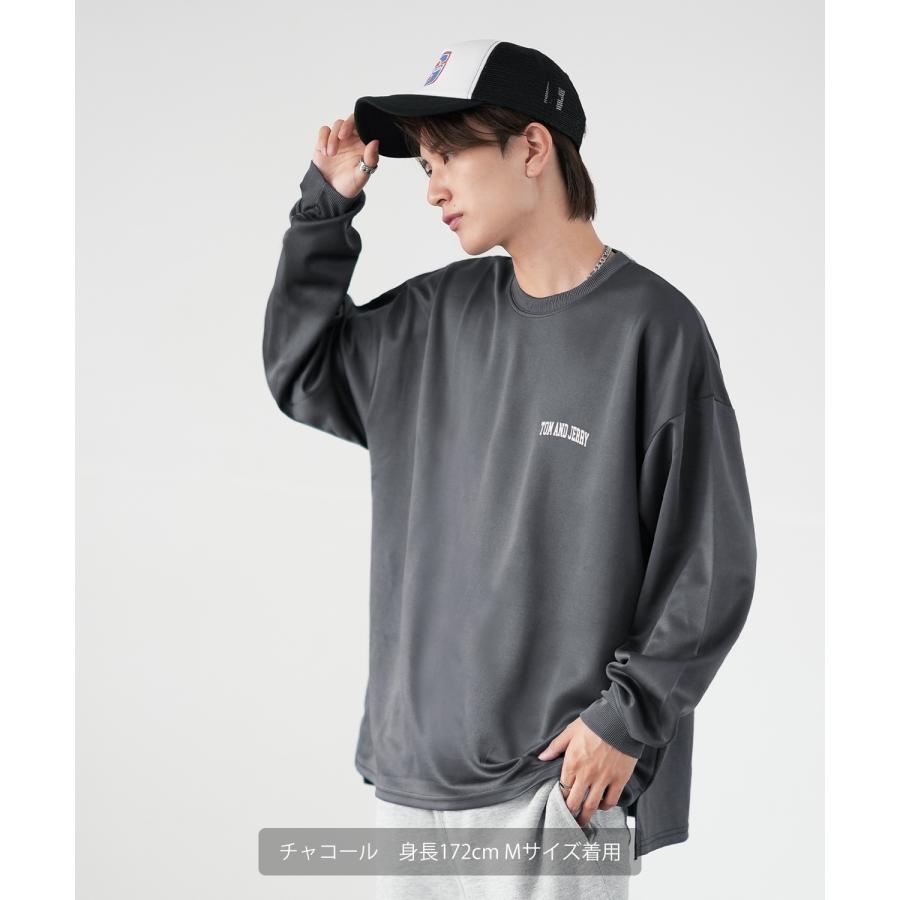 トレーナー メンズ TOM&JERRY トムとジェリー プリント ダンボールレーナー 大きめ アメカジ カジュアル スケーター ストリート 古着MIX 韓国 | improves | 17