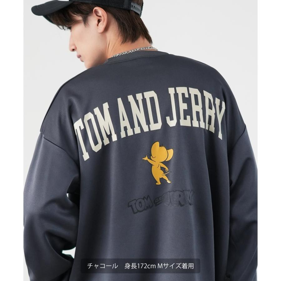 トレーナー メンズ TOM&JERRY トムとジェリー プリント ダンボールレーナー 大きめ アメカジ カジュアル スケーター ストリート 古着MIX 韓国 | improves | 18