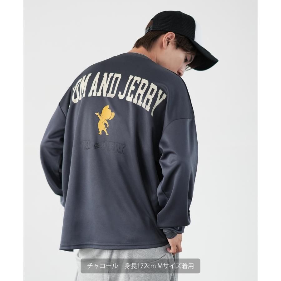 トレーナー メンズ TOM&JERRY トムとジェリー プリント ダンボールレーナー 大きめ アメカジ カジュアル スケーター ストリート 古着MIX 韓国 | improves | 19