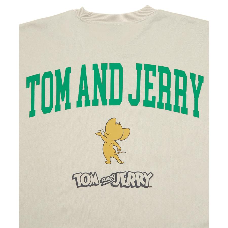 トレーナー メンズ TOM&JERRY トムとジェリー プリント ダンボールレーナー 大きめ アメカジ カジュアル スケーター ストリート 古着MIX 韓国 | improves | 22
