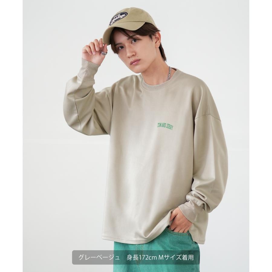 トレーナー メンズ TOM&JERRY トムとジェリー プリント ダンボールレーナー 大きめ アメカジ カジュアル スケーター ストリート 古着MIX 韓国 | improves | 05
