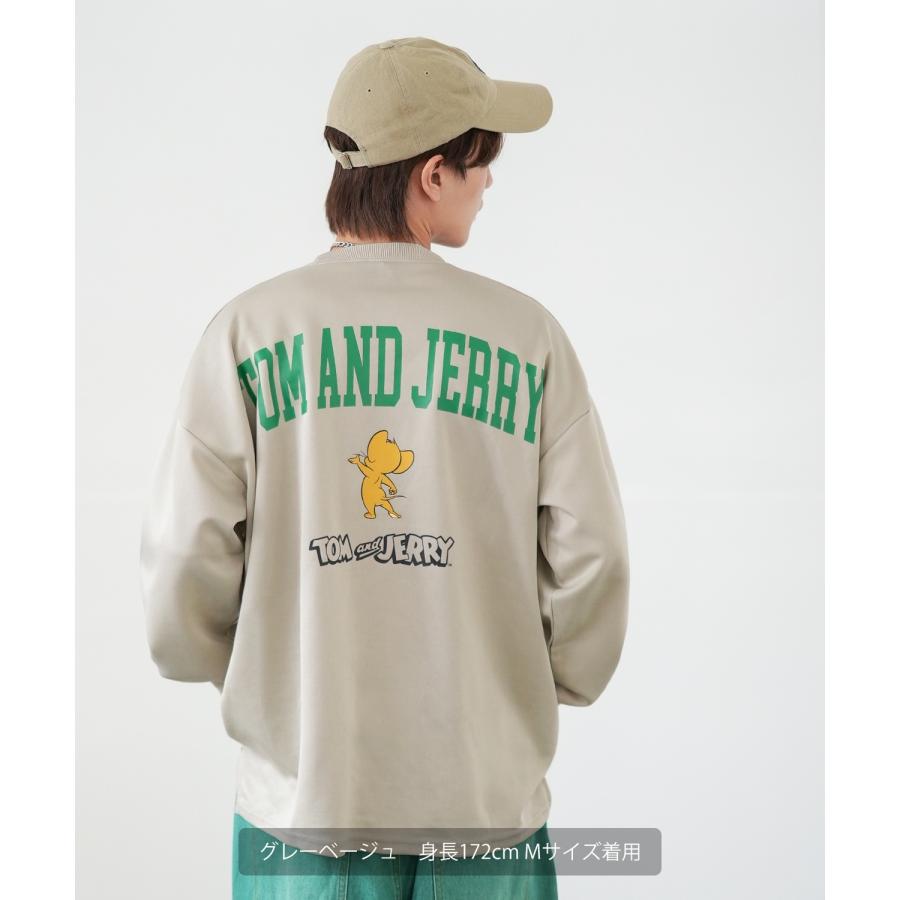 トレーナー メンズ TOM&JERRY トムとジェリー プリント ダンボールレーナー 大きめ アメカジ カジュアル スケーター ストリート 古着MIX 韓国 | improves | 06