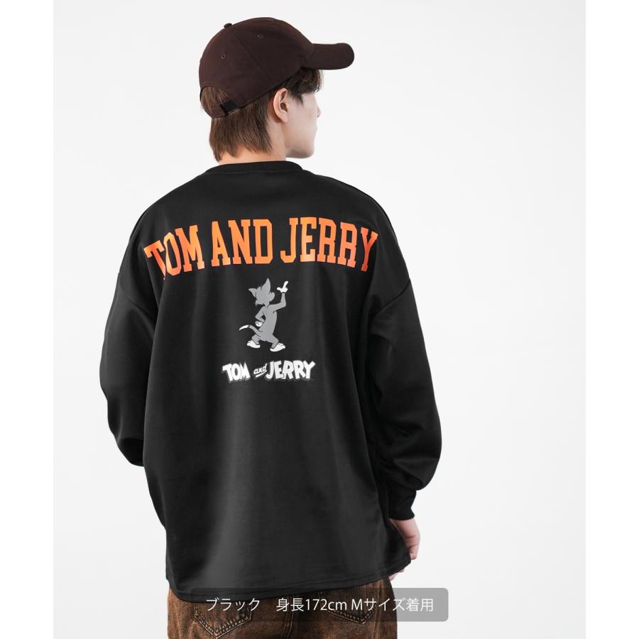 トレーナー メンズ TOM&JERRY トムとジェリー プリント ダンボールレーナー 大きめ アメカジ カジュアル スケーター ストリート 古着MIX 韓国 | improves | 20