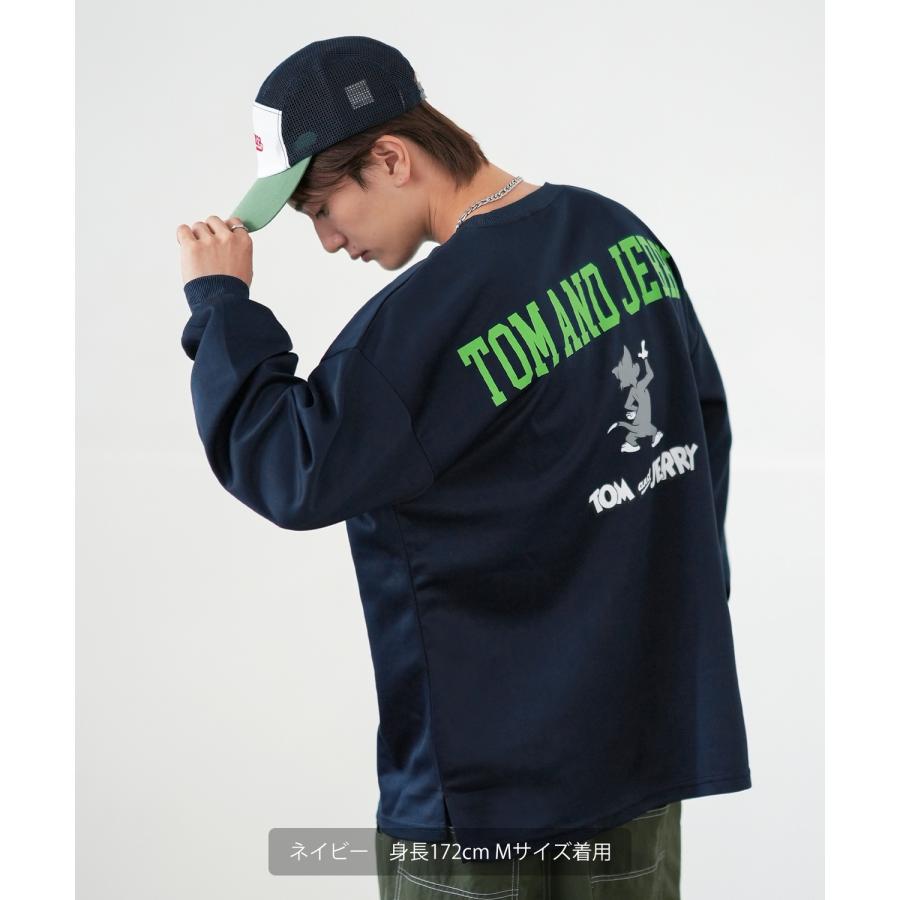 トレーナー メンズ TOM&JERRY トムとジェリー プリント ダンボールレーナー 大きめ アメカジ カジュアル スケーター ストリート 古着MIX 韓国 | improves | 06