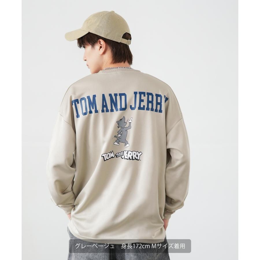 トレーナー メンズ TOM&JERRY トムとジェリー プリント ダンボールレーナー 大きめ アメカジ カジュアル スケーター ストリート 古着MIX 韓国 | improves | 11
