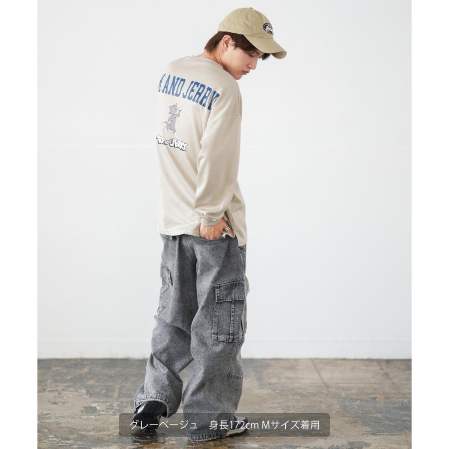 トレーナー メンズ TOM&JERRY トムとジェリー プリント ダンボールレーナー 大きめ アメカジ カジュアル スケーター ストリート 古着MIX 韓国 | improves | 13