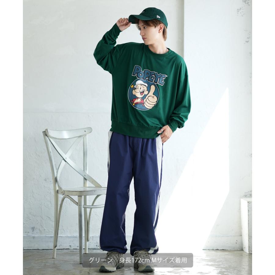 トレーナー メンズ POPEYE ポパイ グラフィック プリント スウェット オーバーサイズ 大きめ アメカジ カジュアル スケーター ストリート 韓国ファッション | improves | 15