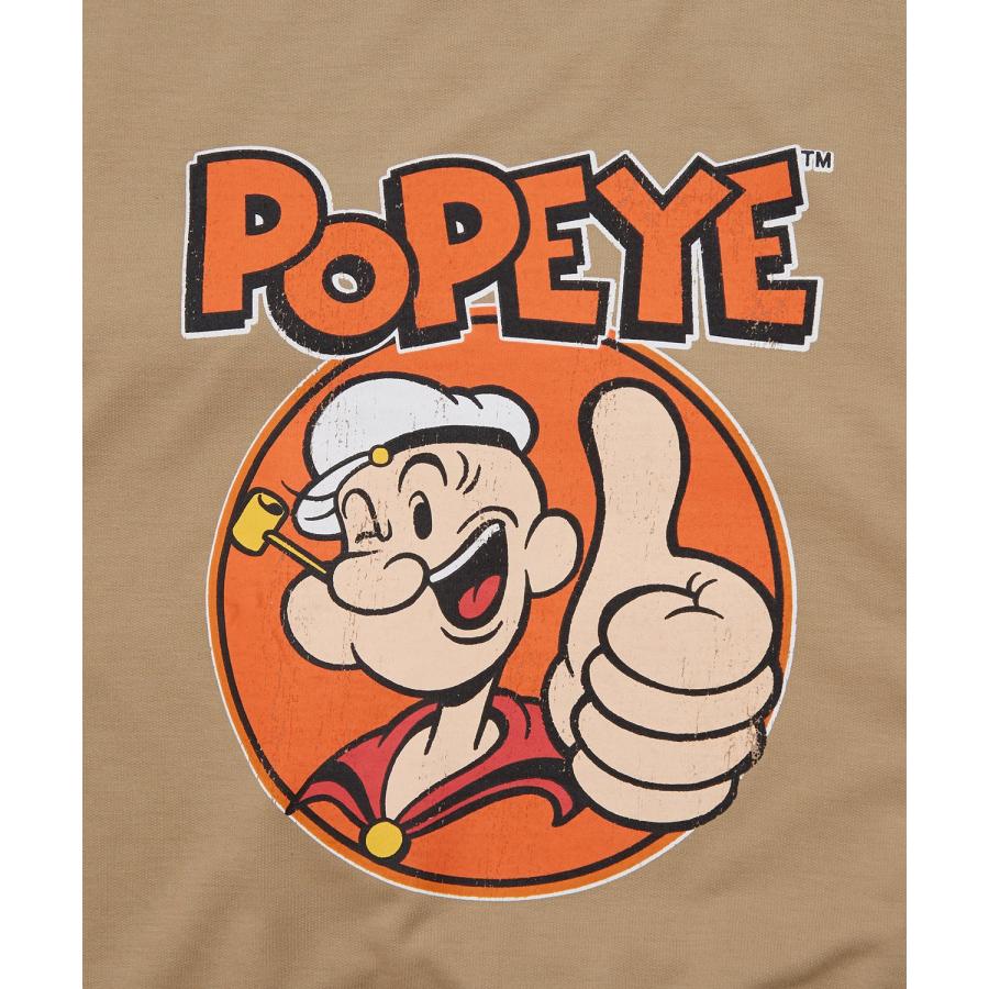 トレーナー メンズ POPEYE ポパイ グラフィック プリント スウェット オーバーサイズ 大きめ アメカジ カジュアル スケーター ストリート 韓国ファッション | improves | 20