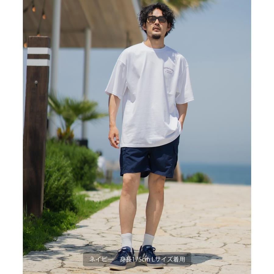 ショートパンツ メンズ ポリタフタ カーゴパンツ ハーフパンツ ショーツ スイミングショーツ 水着 アメカジ カジュアル サーフ サーファー ストリート 西海岸 | improves | 08