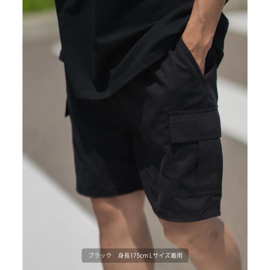 ショートパンツ メンズ ポリタフタ カーゴパンツ ハーフパンツ ショーツ スイミングショーツ 水着 アメカジ カジュアル サーフ サーファー ストリート 西海岸 | improves | 10