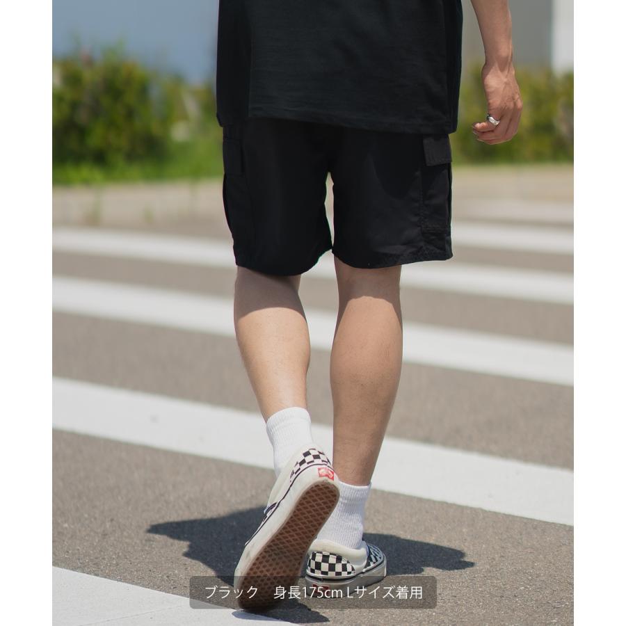 ショートパンツ メンズ ポリタフタ カーゴパンツ ハーフパンツ ショーツ スイミングショーツ 水着 アメカジ カジュアル サーフ サーファー ストリート 西海岸 | improves | 11