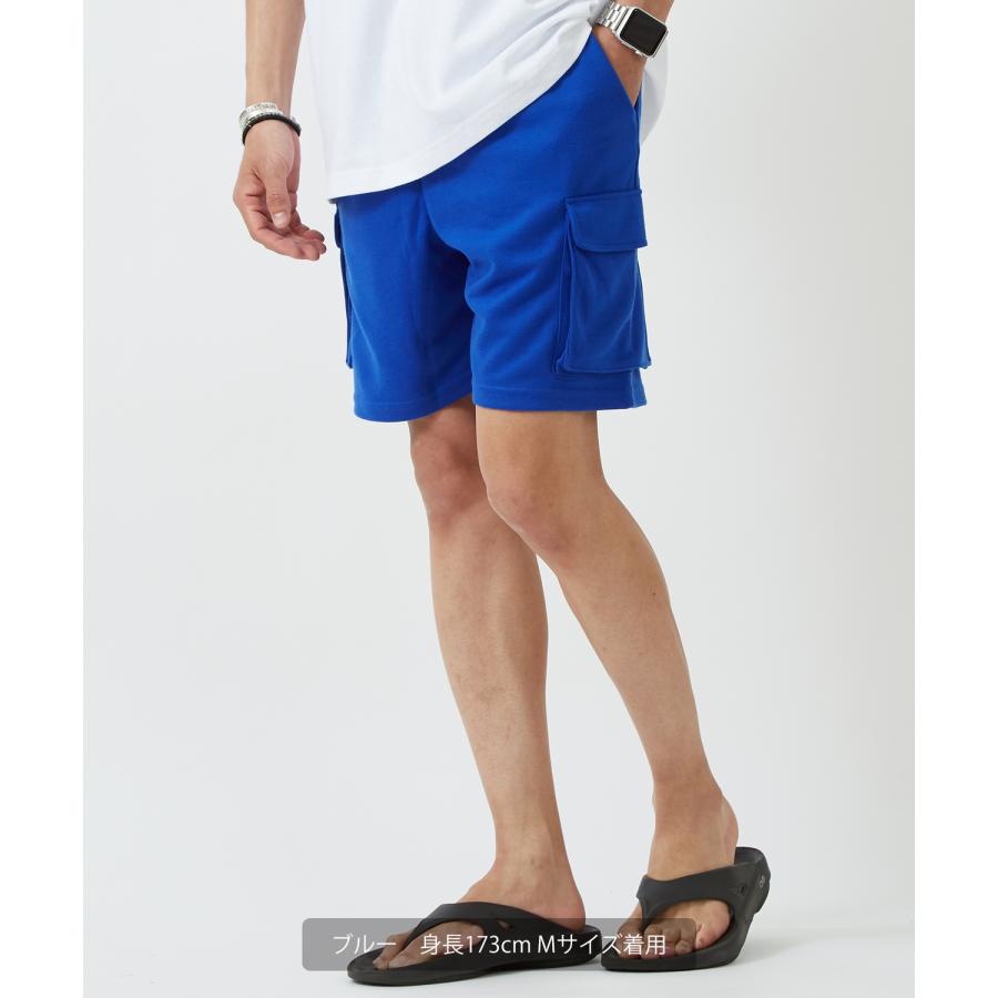 ショートパンツ メンズ レディース ネオンカラー ダンボール素材 カーゴパンツ 膝上丈 ハーフパンツ 総柄 アメカジ カジュアル サーフ ストリート 西海岸 | improves | 23