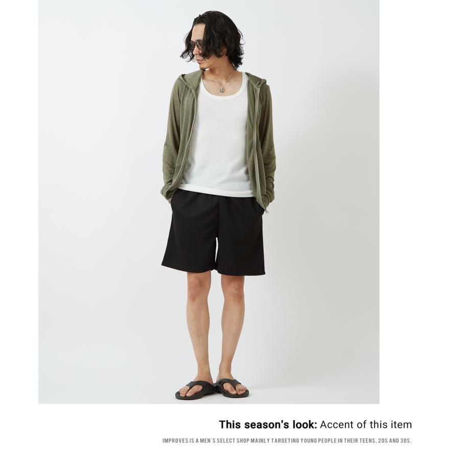 ショートパンツ メンズ ダンボール素材 膝上丈 ハーフパンツ イージーパンツ アメカジ カジュアル サーフ ストリート 西海岸 大人カジュアル パンツ ズボン | improves | 09