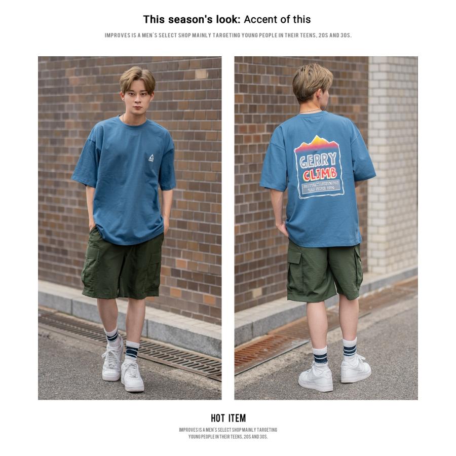 半袖Tシャツ メンズ GERRY ジェリー 別注プリント カットソー バックプリント ワンポイントプリント アウトドア ストリート アメカジ | GERRY | 12