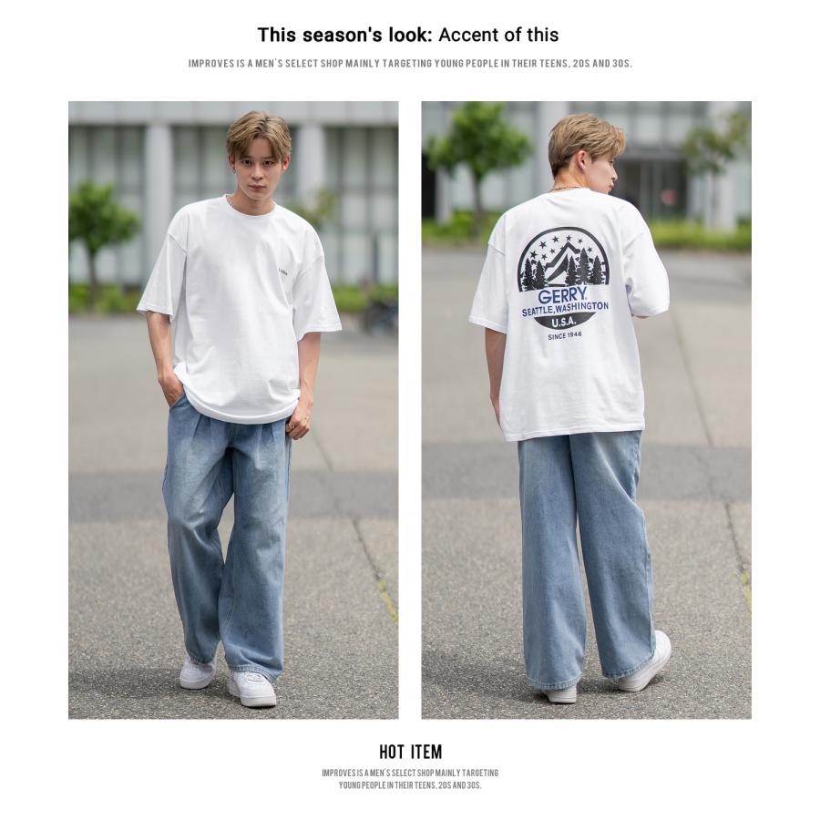 半袖Tシャツ メンズ GERRY ジェリー 別注プリント カットソー バックプリント ワンポイントプリント アウトドア ストリート アメカジ | GERRY | 18
