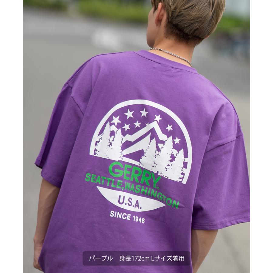 半袖Tシャツ メンズ GERRY ジェリー 別注プリント カットソー バックプリント ワンポイントプリント アウトドア ストリート アメカジ | GERRY | 23